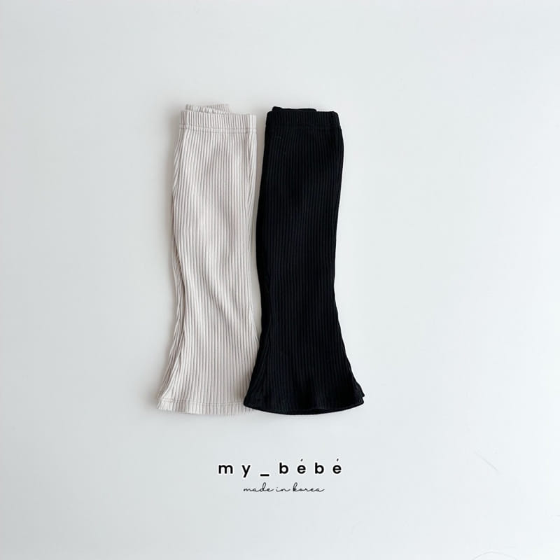 My Bebe - Korean Children Fashion - #fashionkids - Tight Boots Cut Pants - 4