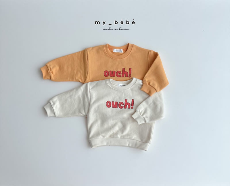 My Bebe - Korean Children Fashion - #kidsshorts - Ou Sweatshirt - 3