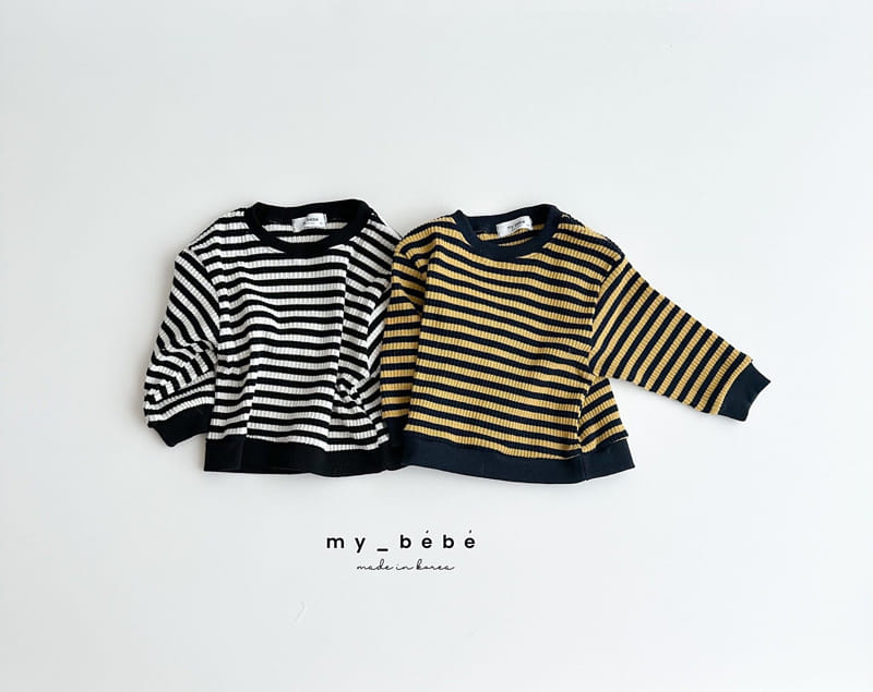 My Bebe - Korean Children Fashion - #kidsshorts - Eyelet ST Tee - 2