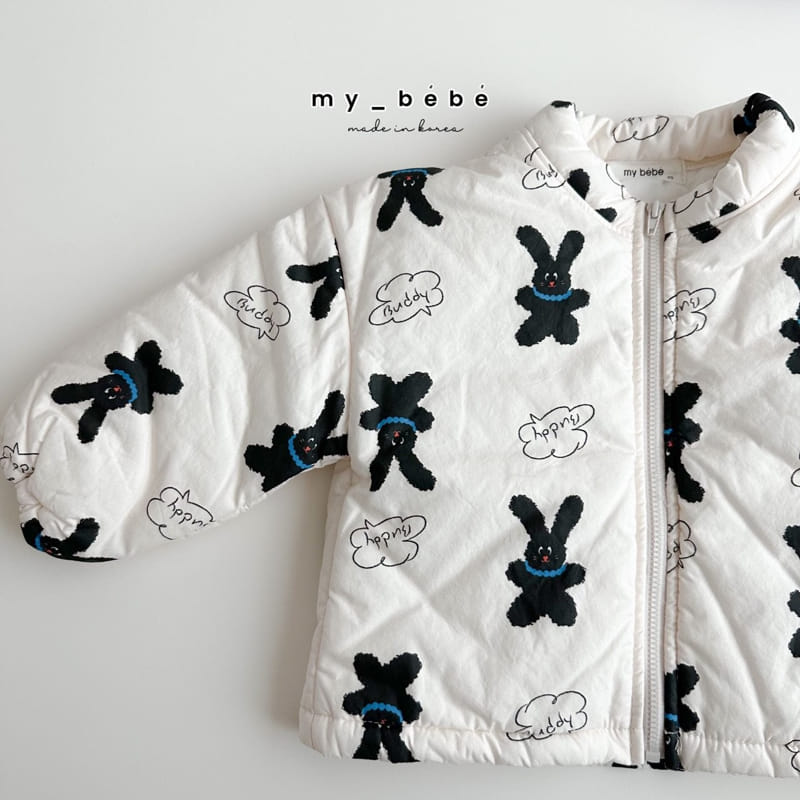 My Bebe - Korean Children Fashion - #kidsshorts - Bunny Jacket - 10