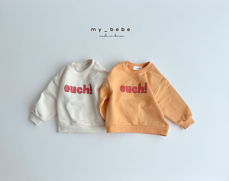 My Bebe - Korean Children Fashion - #kidsshorts - Ou Sweatshirt - 4