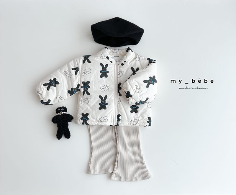My Bebe - Korean Children Fashion - #kidzfashiontrend - Tight Boots Cut Pants - 6