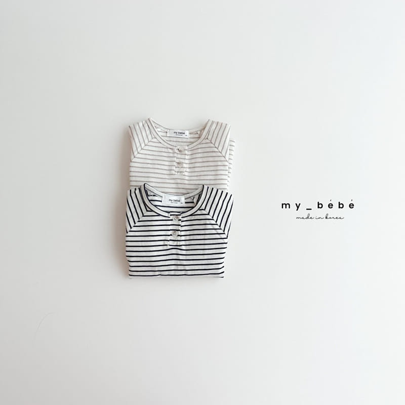 My Bebe - Korean Children Fashion - #kidzfashiontrend - Single St Tee - 2