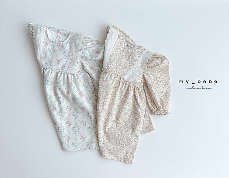 My Bebe - Korean Children Fashion - #kidzfashiontrend - For You One-Piece - 6