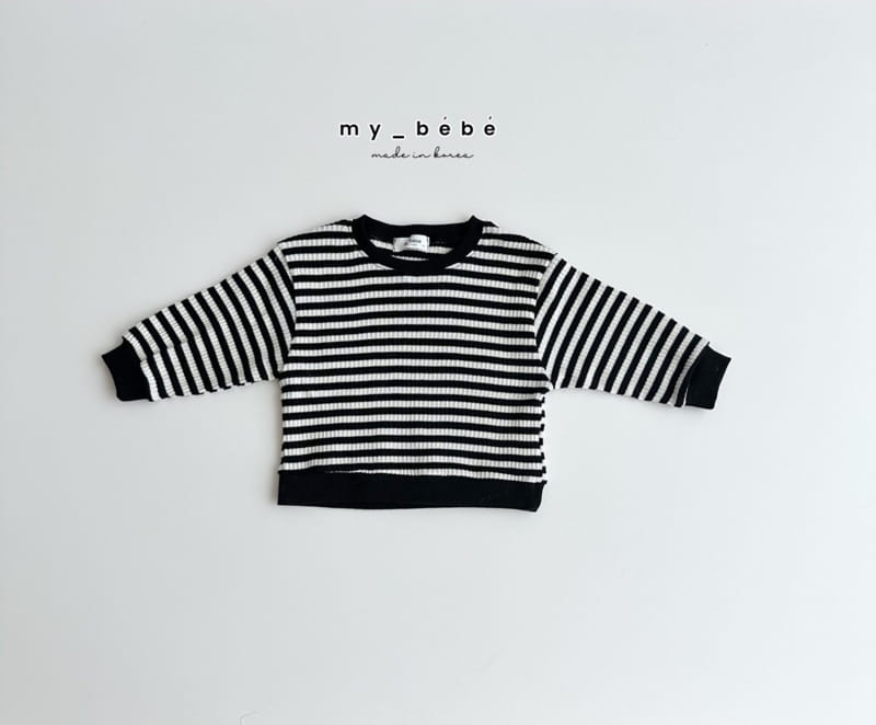 My Bebe - Korean Children Fashion - #littlefashionista - Eyelet ST Tee - 6
