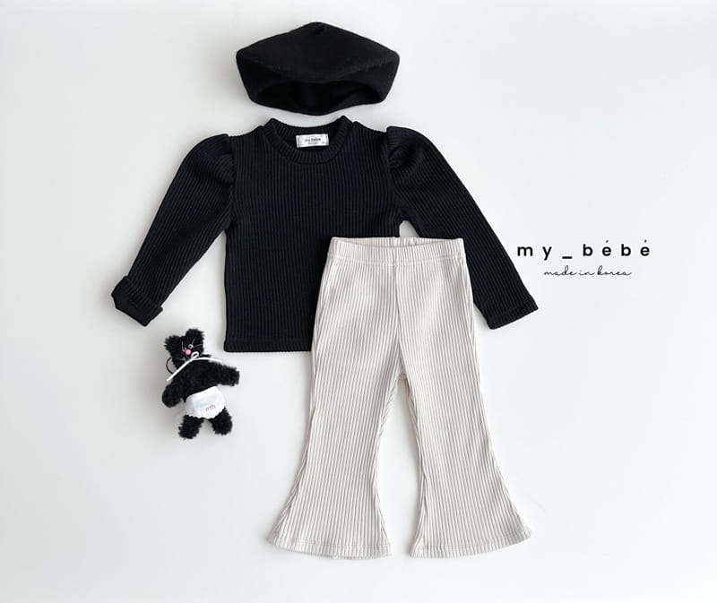 My Bebe - Korean Children Fashion - #littlefashionista - Hit Puff Tee - 11