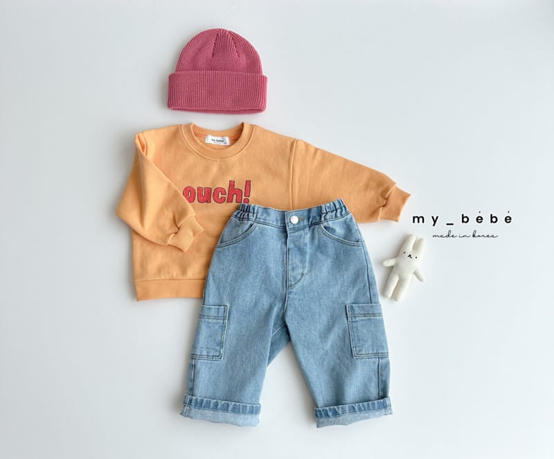 My Bebe - Korean Children Fashion - #littlefashionista - Pocket Denim Pants - 6
