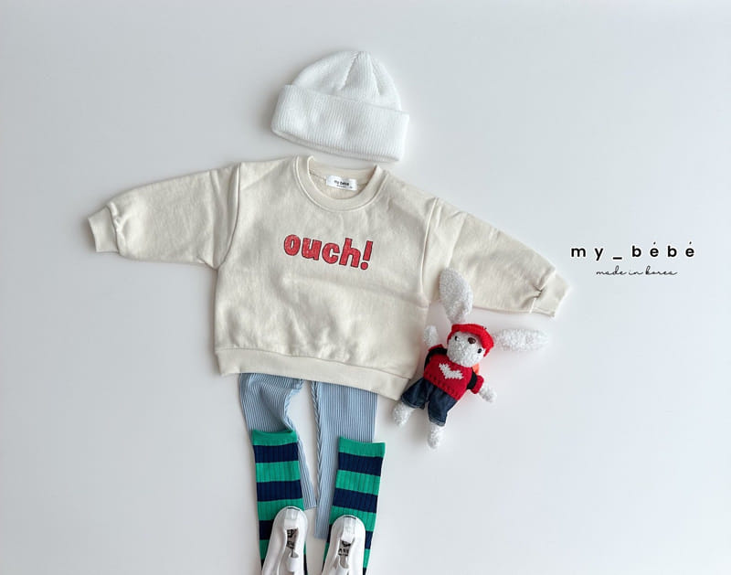 My Bebe - Korean Children Fashion - #magicofchildhood - Ou Sweatshirt - 8