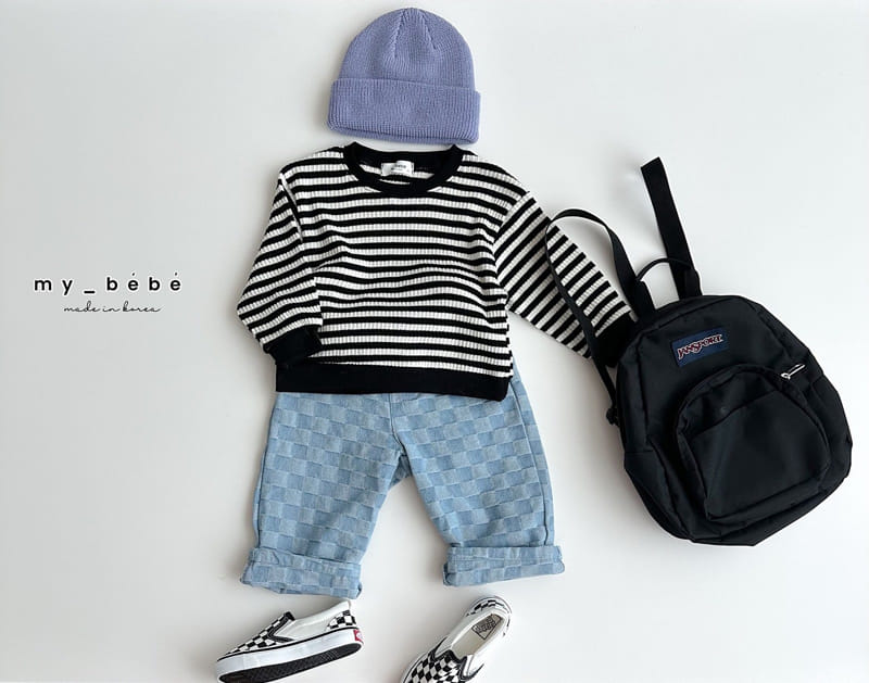 My Bebe - Korean Children Fashion - #magicofchildhood - Eyelet ST Tee - 7