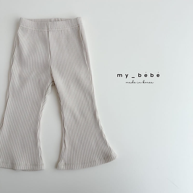 My Bebe - Korean Children Fashion - #minifashionista - Tight Boots Cut Pants - 10