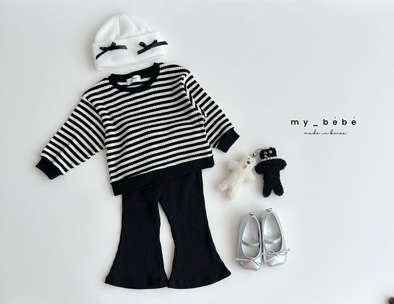 My Bebe - Korean Children Fashion - #minifashionista - Eyelet ST Tee - 8