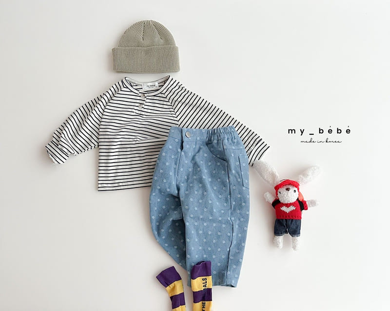 My Bebe - Korean Children Fashion - #minifashionista - Single St Tee - 6