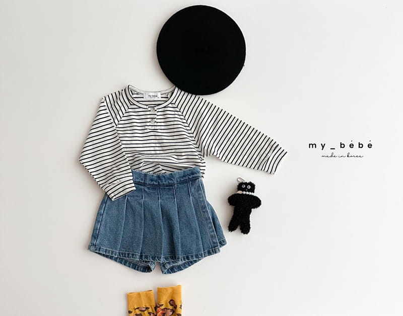 My Bebe - Korean Children Fashion - #prettylittlegirls - Single St Tee - 7