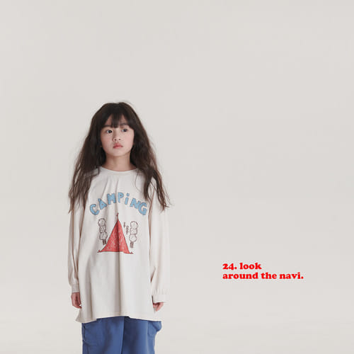 Navi - Korean Children Fashion - #Kfashion4kids - Camping Long Tee