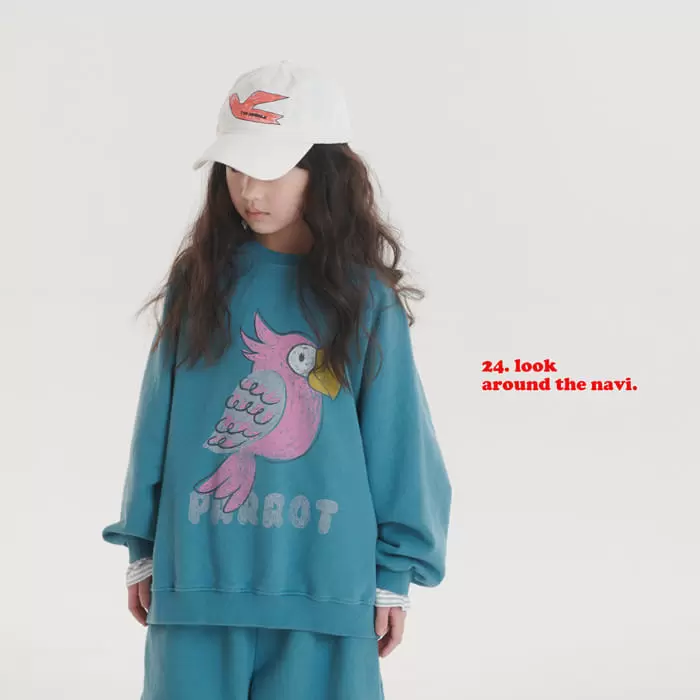 Navi - Korean Children Fashion - #Kfashion4kids - Parrot Sweatshirt - 9