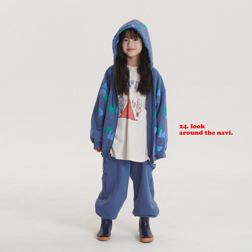 Navi - Korean Children Fashion - #childofig - Camping Long Tee - 6