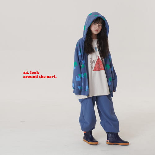 Navi - Korean Children Fashion - #childofig - Camping Long Tee - 7