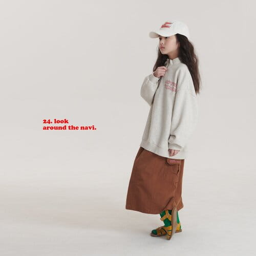 Navi - Korean Children Fashion - #prettylittlegirls - Joyful Half Zip Up - 4