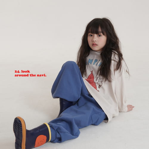 Navi - Korean Children Fashion - #designkidswear - Camping Long Tee - 9