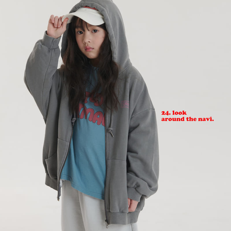 Navi - Korean Children Fashion - #designkidswear - Around Zip-Up - 3