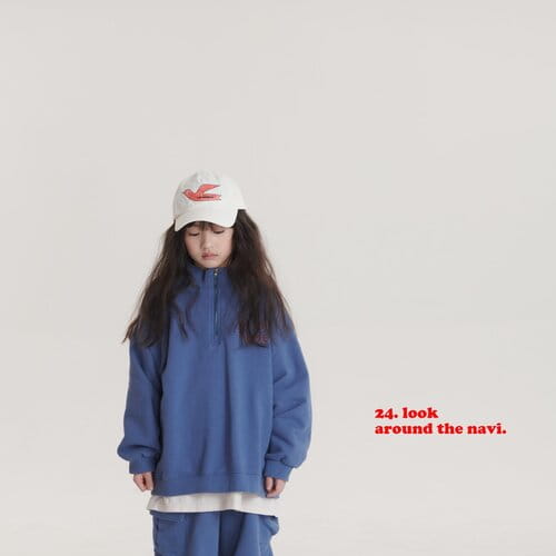 Navi - Korean Children Fashion - #fashionkids - Joyful Half Zip Up - 9