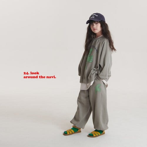 Navi - Korean Children Fashion - #kidsshorts - MeJo Sweatshirt - 5