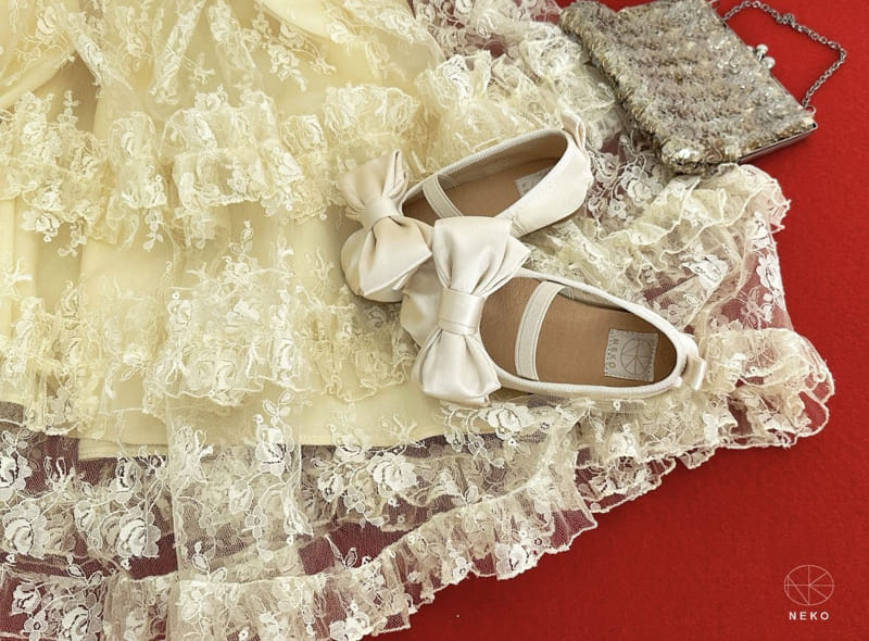 Neko - Korean Children Fashion - #discoveringself - A927 Louver  Flats & Ballerinas - 6