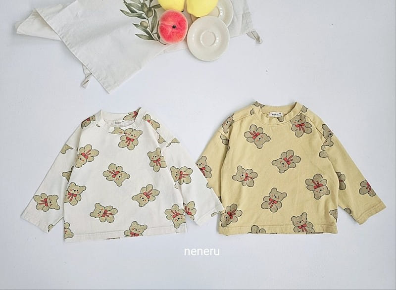 Neneru - Korean Baby Fashion - #babyboutique - Baby Bear Tee - 10