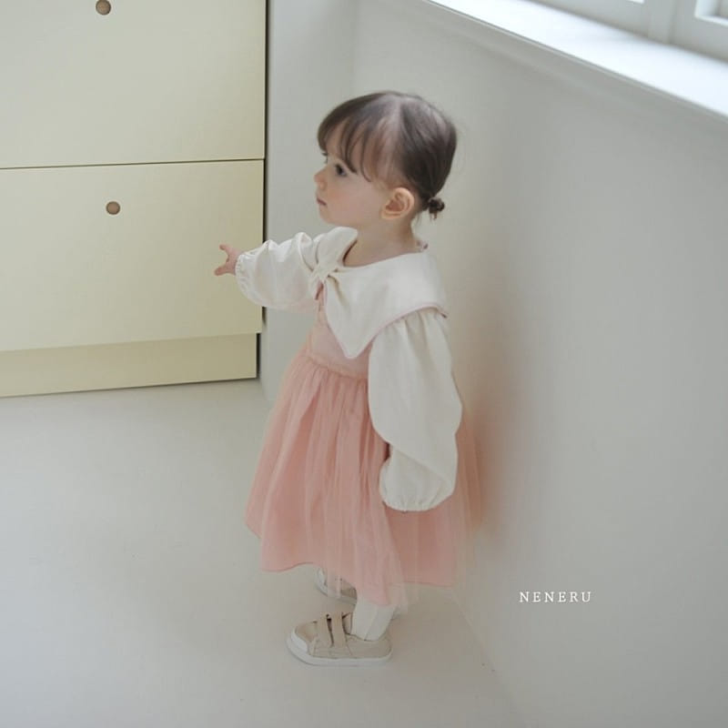 Neneru - Korean Baby Fashion - #babyboutique - Anna Mesh One-Piece - 5
