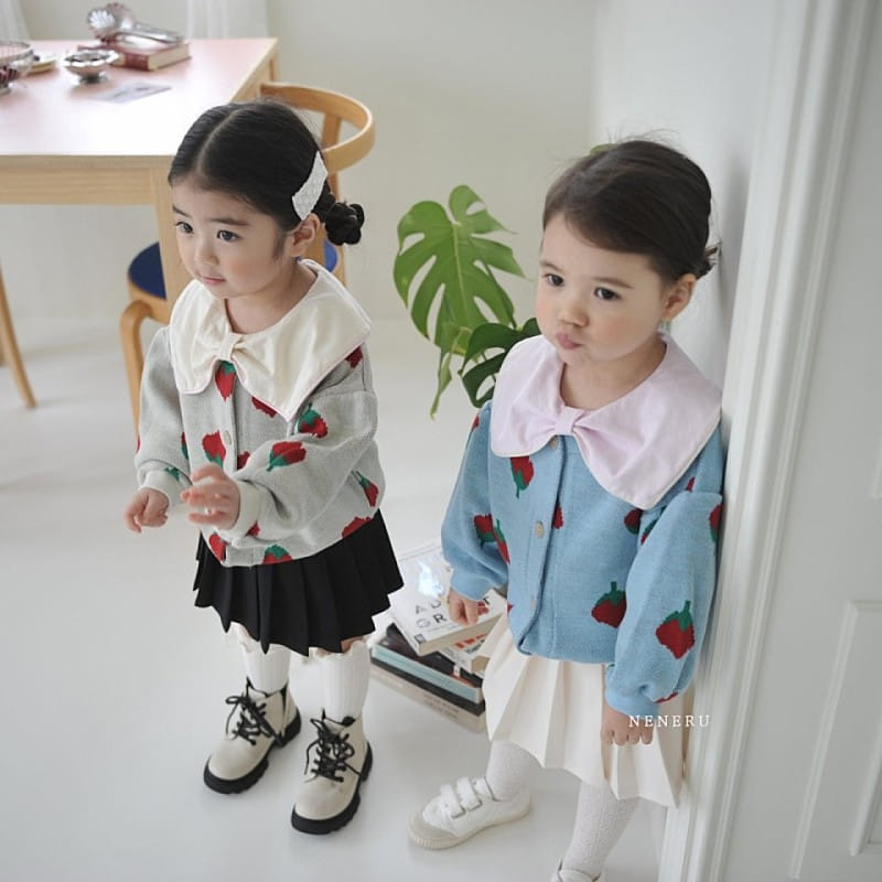 Neneru - Korean Baby Fashion - #babyboutique - Rose Knit Cardigan - 10