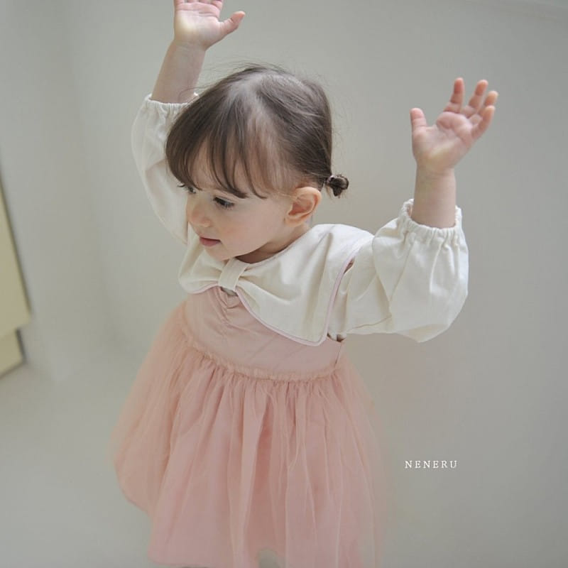 Neneru - Korean Baby Fashion - #babyclothing - Anna Mesh One-Piece - 7