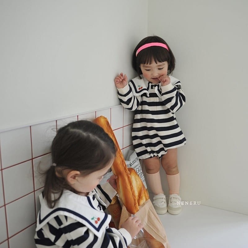 Neneru - Korean Baby Fashion - #babyclothing - Joy Collar Body Suit - 4