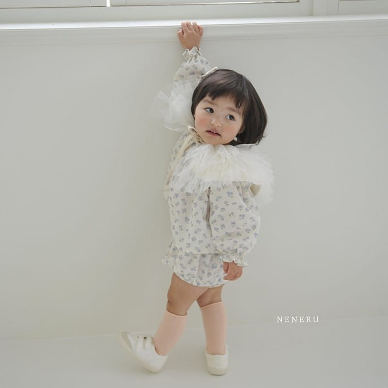 Neneru - Korean Baby Fashion - #babyfashion - Monshell Top Bottom Set