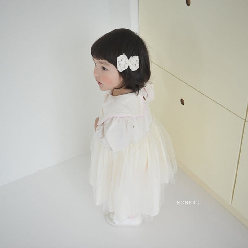 Neneru - Korean Baby Fashion - #babyfashion - Anna Mesh One-Piece - 8