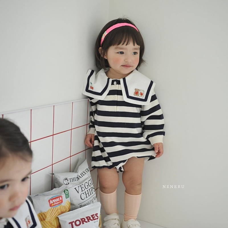 Neneru - Korean Baby Fashion - #babyfever - Joy Collar Body Suit - 5