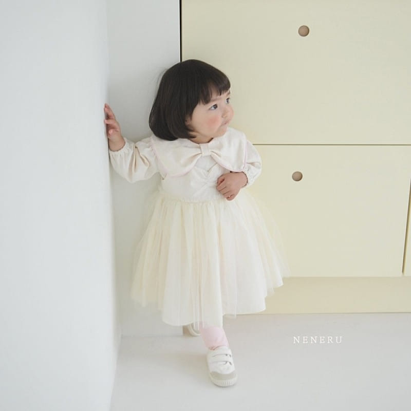 Neneru - Korean Baby Fashion - #babyfever - Anna Mesh One-Piece - 9
