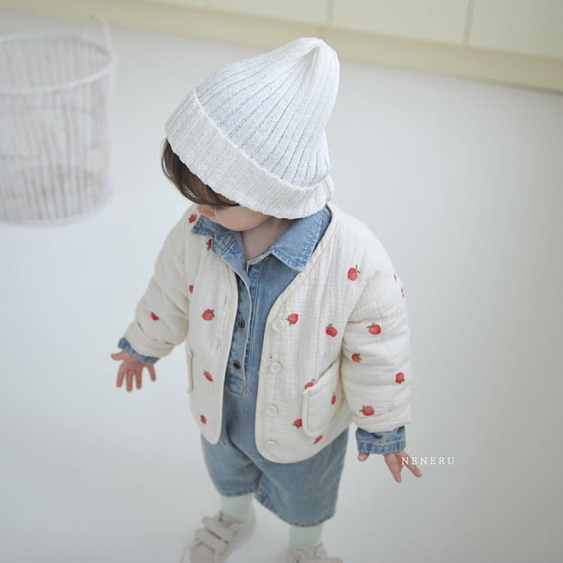 Neneru - Korean Baby Fashion - #babygirlfashion - Alpha Denim Jumpsuit - 7