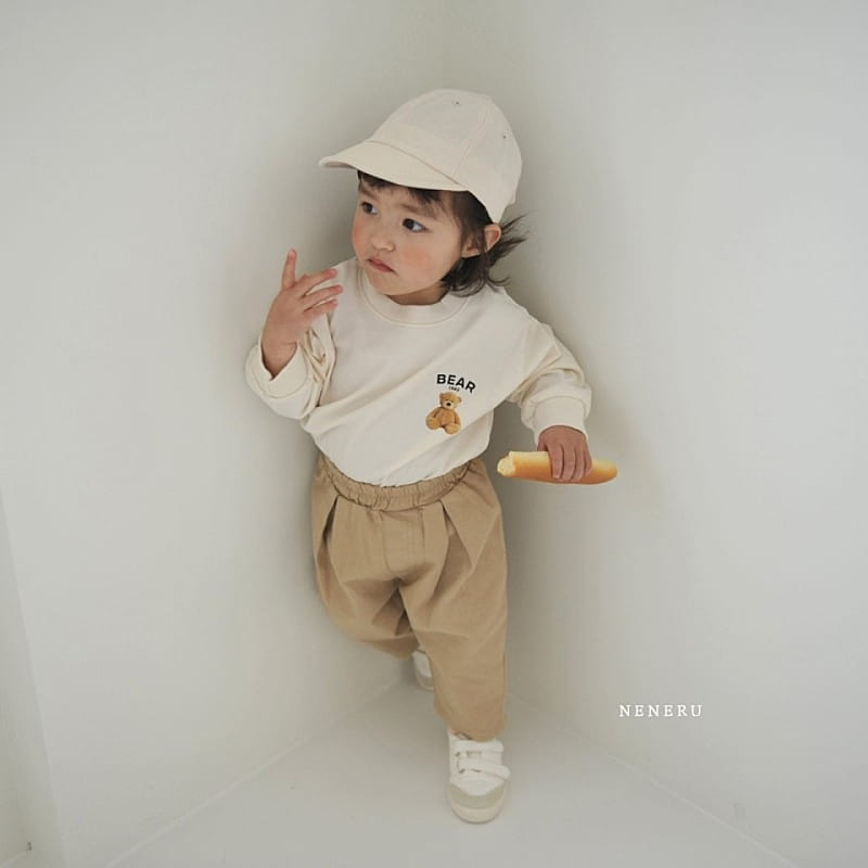 Neneru - Korean Baby Fashion - #babygirlfashion - Basic Teddy Tee - 2