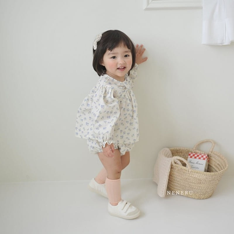 Neneru - Korean Baby Fashion - #babygirlfashion - Monshell Top Bottom Set - 4