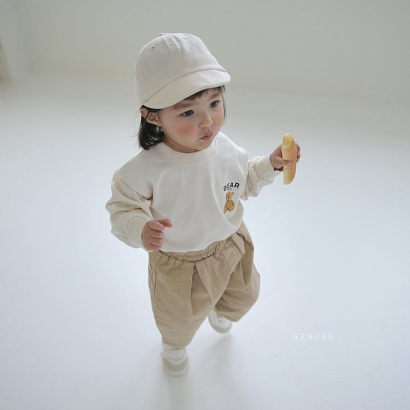 Neneru - Korean Baby Fashion - #babylifestyle - Basic Teddy Tee - 3