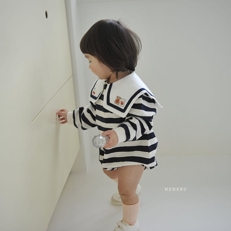 Neneru - Korean Baby Fashion - #babyoninstagram - Joy Collar Body Suit - 8