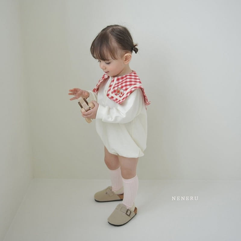 Neneru - Korean Baby Fashion - #babyootd - Joy Collar Body Suit - 9