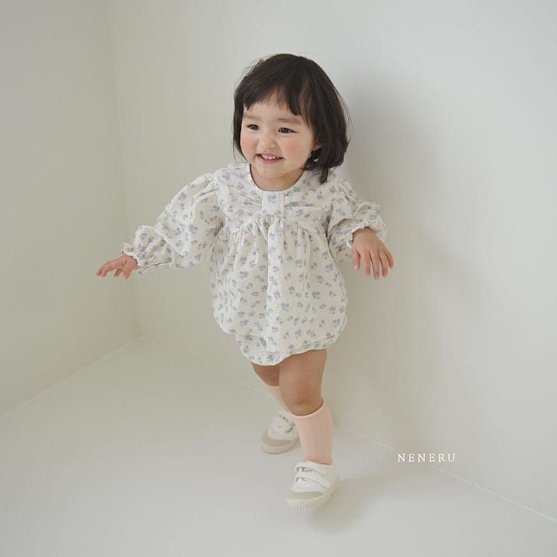 Neneru - Korean Baby Fashion - #babyootd - Monshell Top Bottom Set - 6