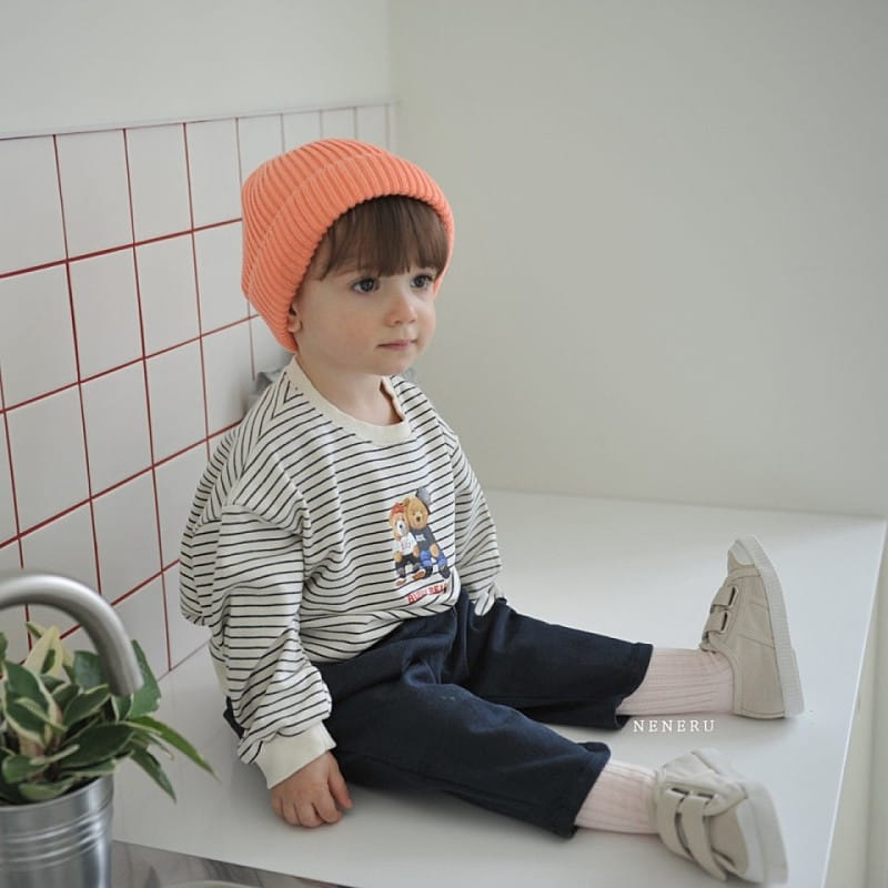 Neneru - Korean Baby Fashion - #babyootd - Buddy Bear Tee - 2