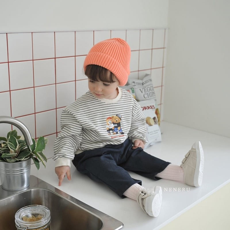 Neneru - Korean Baby Fashion - #babyoutfit - Buddy Bear Tee - 4