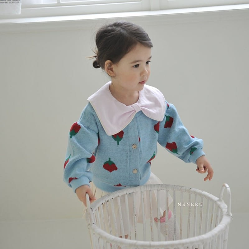 Neneru - Korean Baby Fashion - #babywear - Rose Knit Cardigan - 6