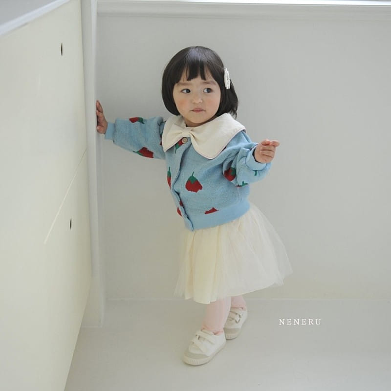 Neneru - Korean Baby Fashion - #onlinebabyboutique - Rose Knit Cardigan - 7
