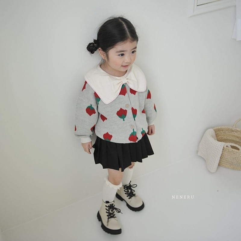 Neneru - Korean Baby Fashion - #smilingbaby - Rose Knit Cardigan - 9