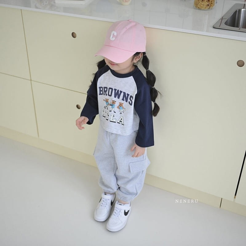 Neneru - Korean Children Fashion - #childofig - Brownie Crop Tee - 8