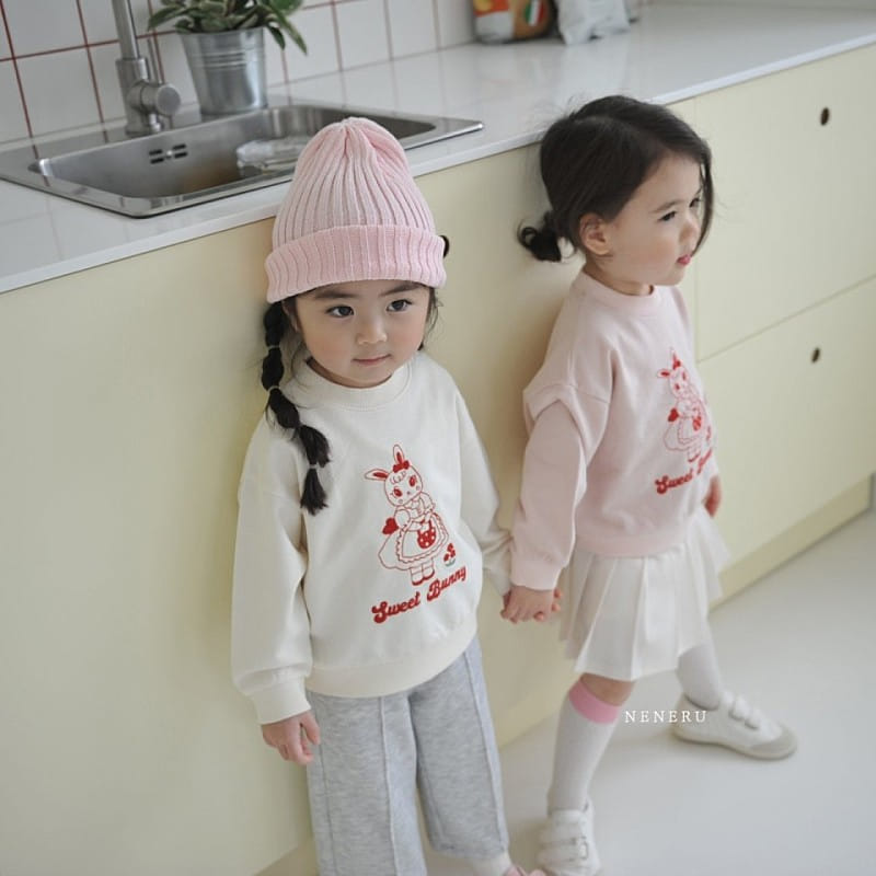 Neneru - Korean Children Fashion - #childrensboutique - Bunny Embroidery Tee - 8